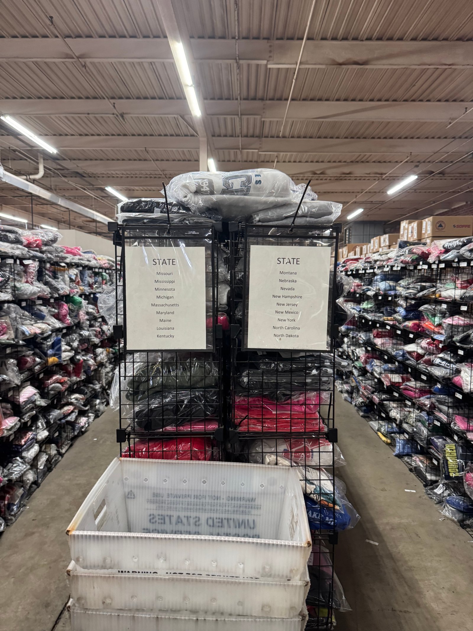Thread Stylez warehouse inventory